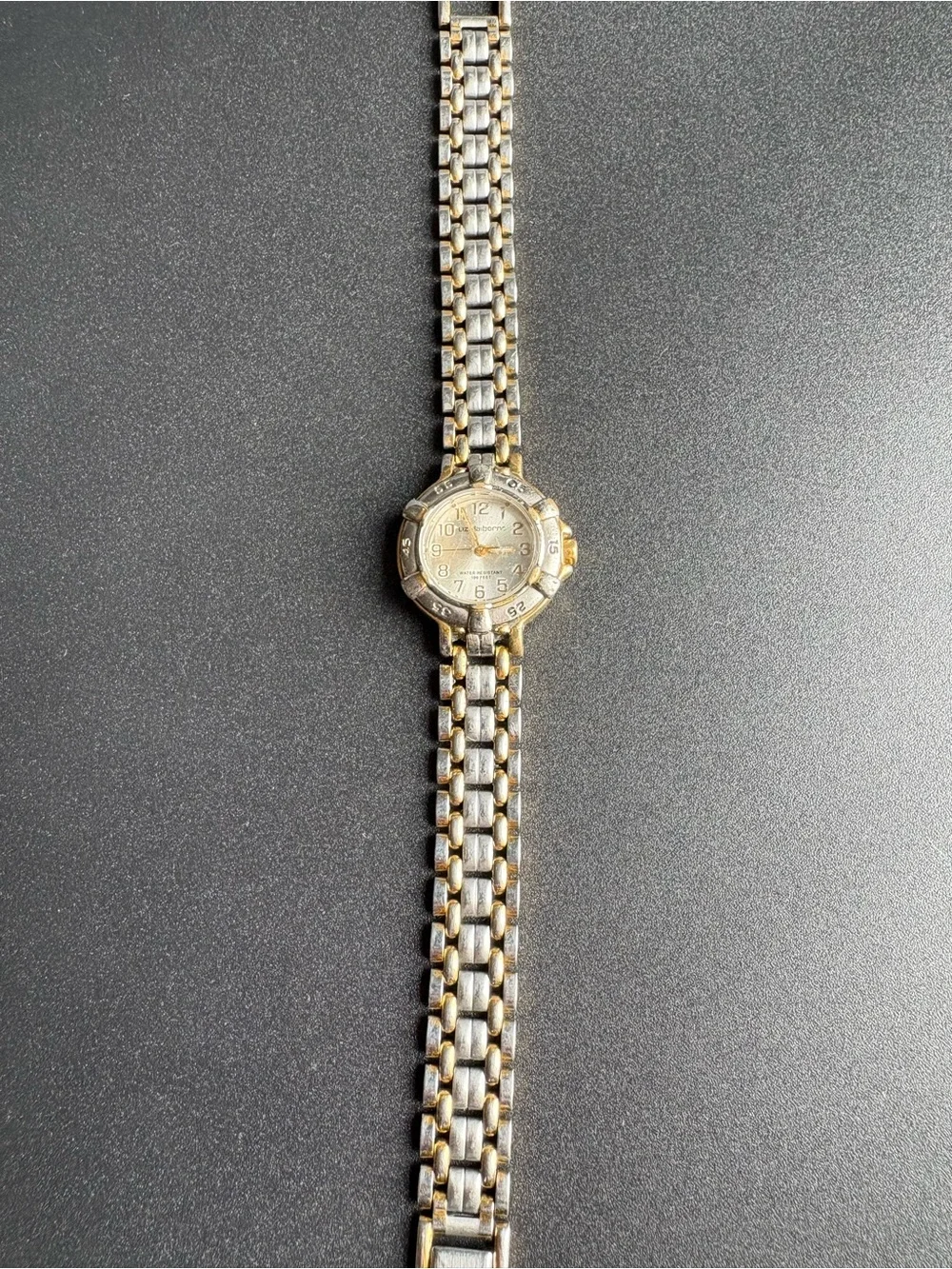 Two-Tone‎ Women's Vintage Bracelet Watch - Gold and Silver